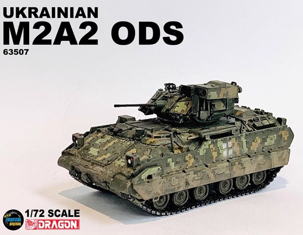 1/72 Ukraine M2A2 ODS Bradley Infantry Tank Model Digital Painting
