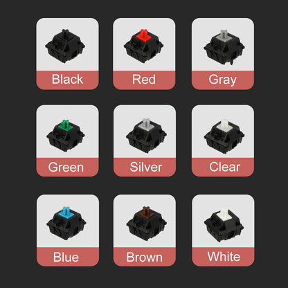 Acrylic 9-Axis Tester Mechanical Keyboard Sampler Keycap Switch For Cherry MX