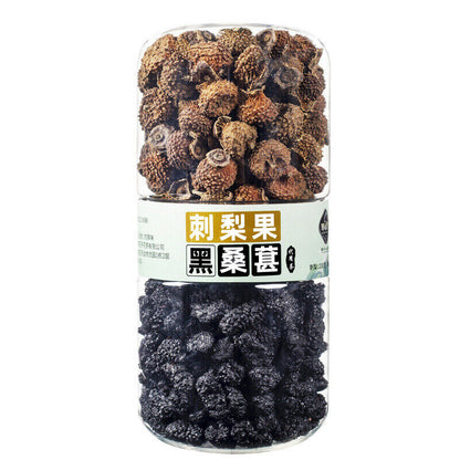 Cili Cili Dried Soaked Fruit Dried Black Mulberry Black Medlar Rose Flower Tea
