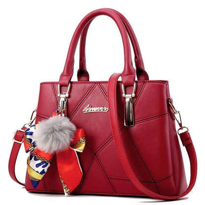 Women PU Leather Tote Bags Crossbody Handbags Shoulder Purse Messenger Satchel
