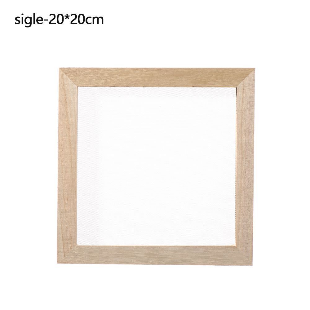 Paper Making Tool Multi-Size Wooden Mesh Mould Frame DIY Screen Handcrafting Kit