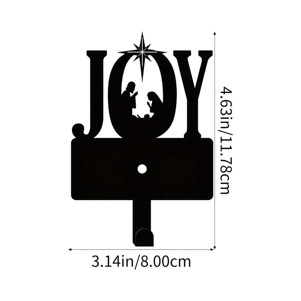 CIFbuy Metal Iron Wall Hook for Keys Belts Holiday Decor Gift