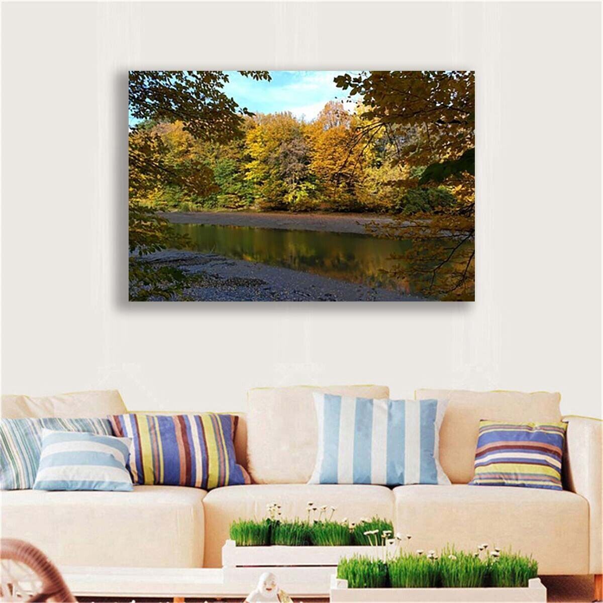 Scenery Painting and Print Canvas Nature Wall Art for Living Room Home Decor