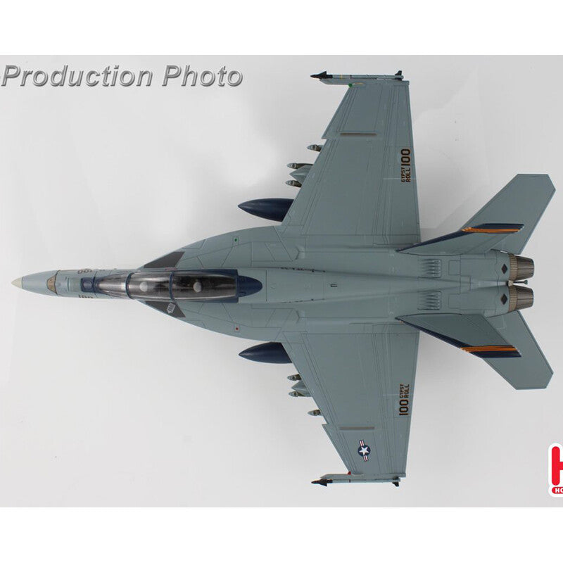 1:72 HM F/A-18F Super Hornet AC100/166628,VFA-32 Fighter Diecast Aircraft Model