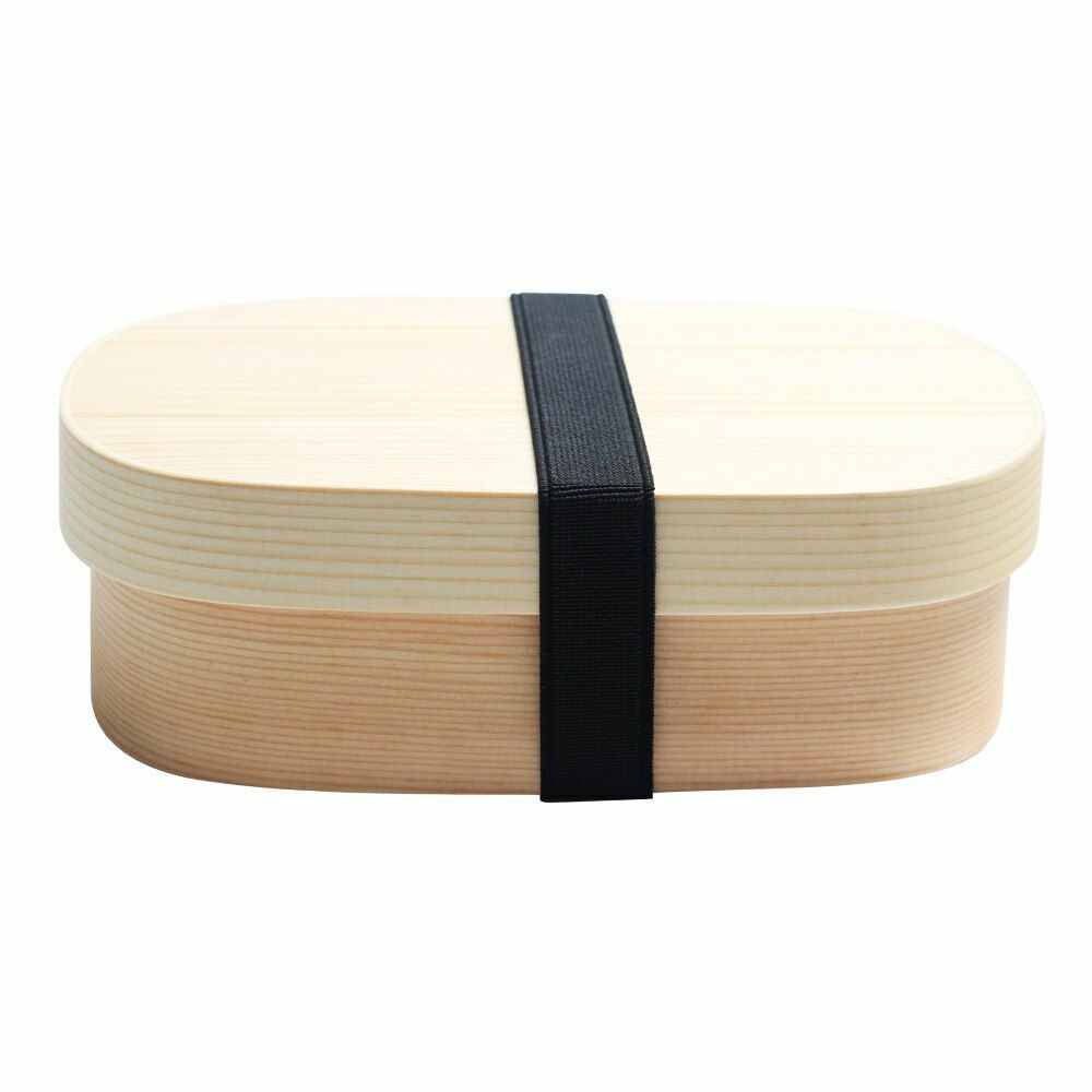 Wooden Lunch Box Picnic Japanese Bento School Kids Dinnerware Set Bag Spoon Fork