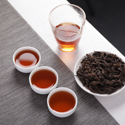 1991 Yunnan Pu'er Tea Zhang Xiang Ancient Tree Puer Ripe Bamboo Basket Pack 300g