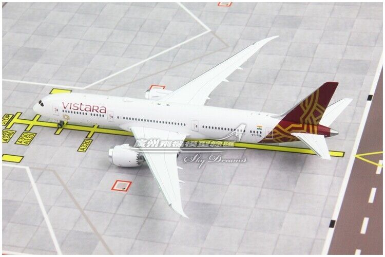 1:400 JC Wings Vistara BOEING 787-9 Passenger Airplane Diecast Aircraft Model