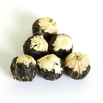 GOARTEA 2017 yr White Chrysanthemum Yunnan Puer Tea Pu'er Puerh Tea Raw Ball Tuo-