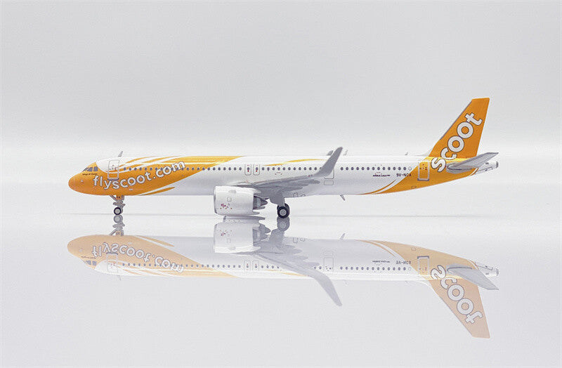 JC Wings Scoot for Airbus A321neo 9V-NCA Wings of Change 1/400 Aircraft Model