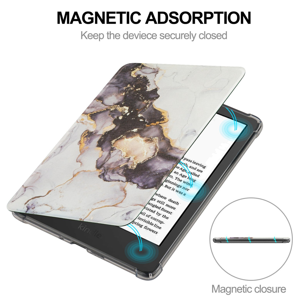 Case for 7''/6.8 Kindle Paperwhite 12th/11th Clear Soft Flexible TPU Back Cover