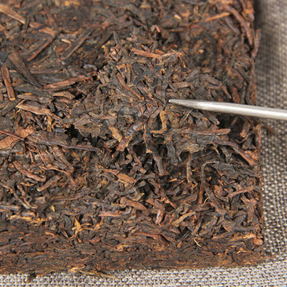 1000g Yunnan Ancient Tree Pu'er Tea Pu'er Ripe Tea Brick Organic Old Terrier Tea