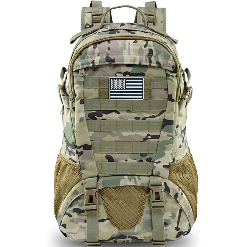 Tactical Backpack Army Rucksack Outdoor Travel Hiking Hunting Bags