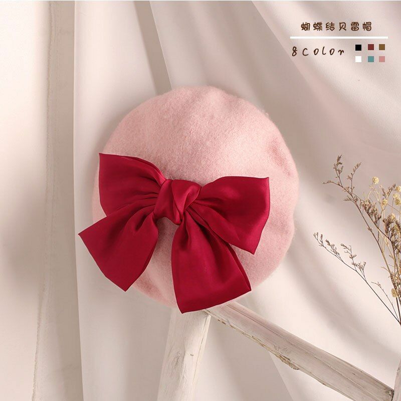 Caps Berets Princess Kids Girls Lovely Beanies Hats Spring Autumn Winter Toddler