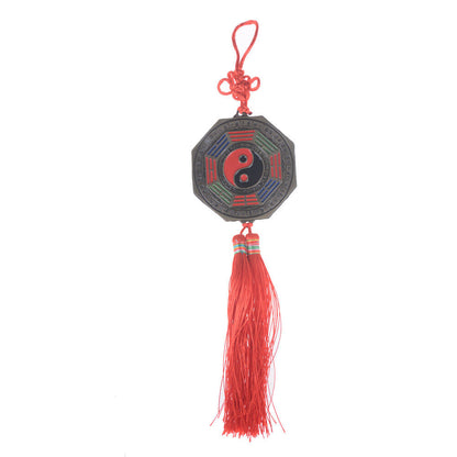Chinese Feng Shui Bagua Mirror Good Luck Fortune Prayer Hanging Charm Gift S-ca