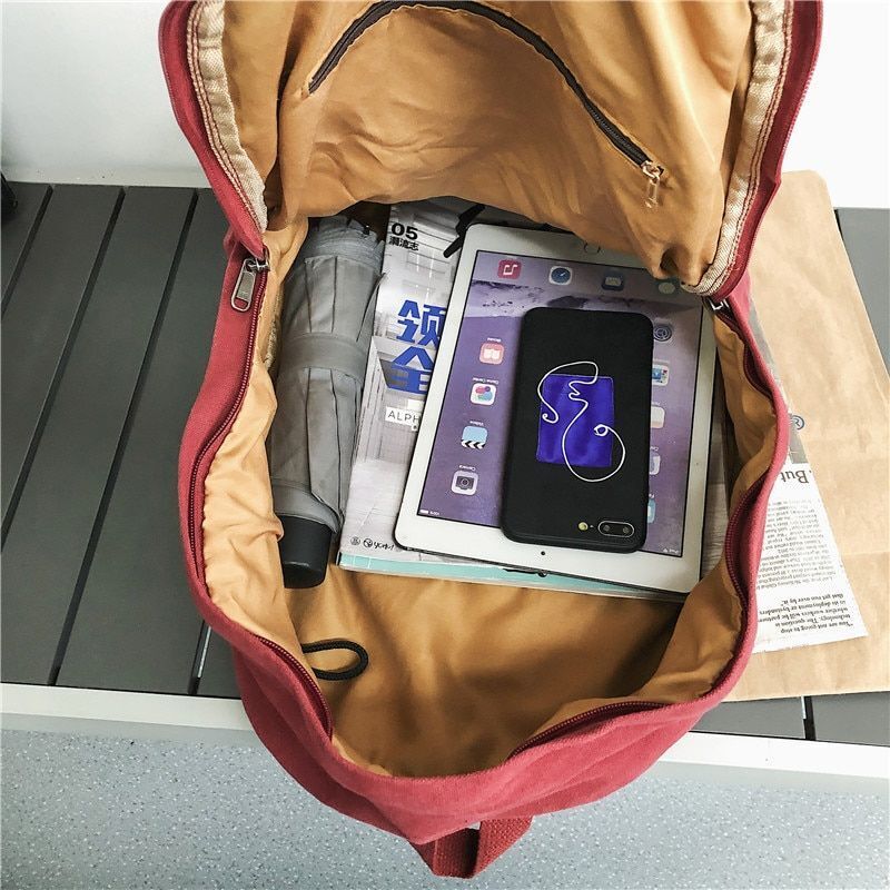 Large Rucksack Casual Student Backpacks Computer School Bags 32*13*41 CM Canvas