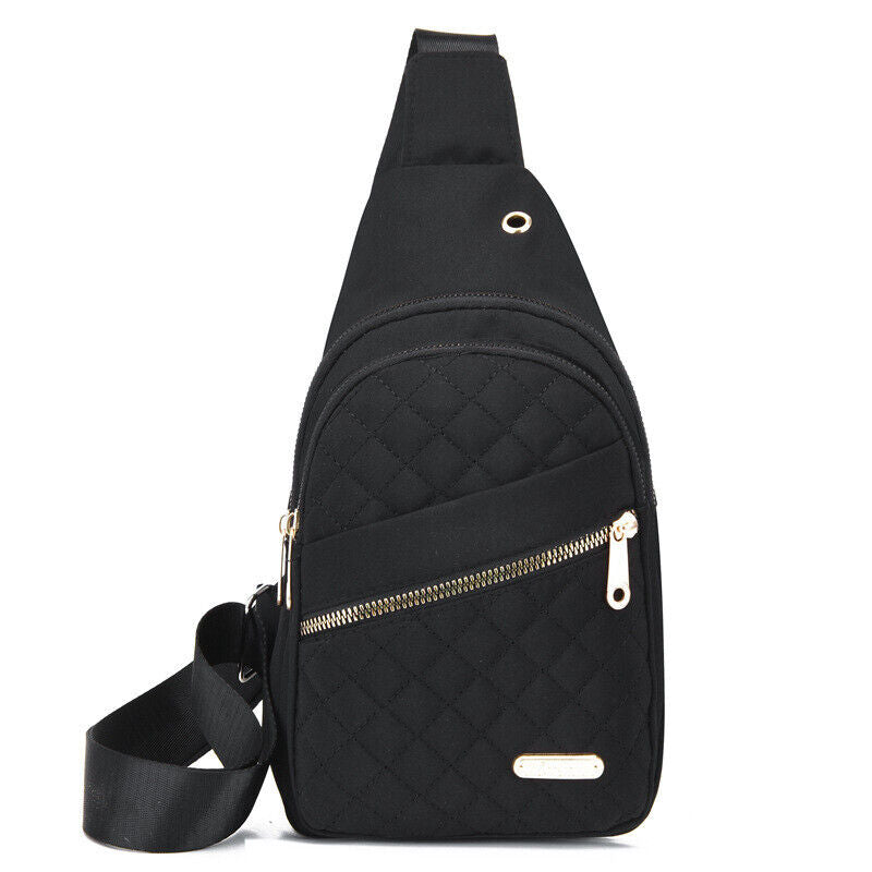 Women Cross Body Antitheft Pouch Small Sling Backpack Chest Bag Shoulder Bag