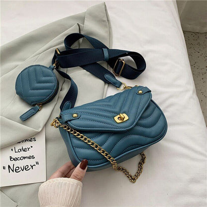PU Leather Shoulder Bag Women Handbags Female Travel Crossbody Bag Ladies Bag