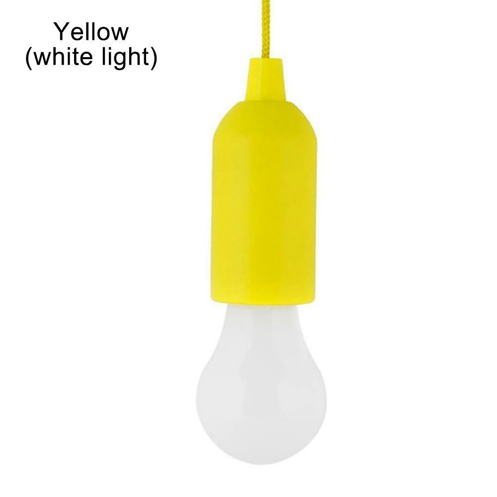 Camping Lamp Portable Battery Emergency Light LED Pull Cord BBQ Party Flashlight