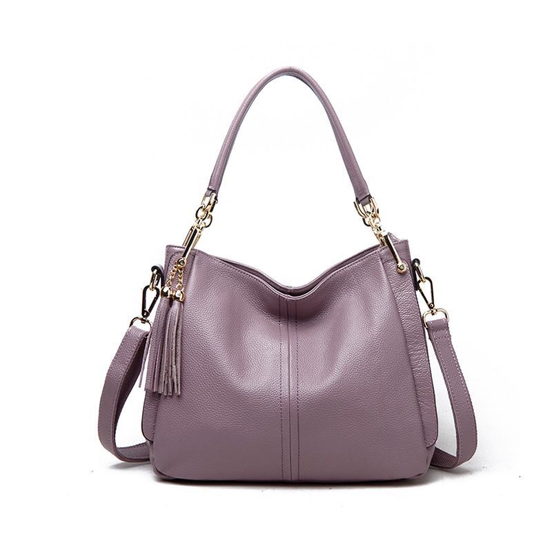 Luxury Handbag Small Square Bag Genuine Leather Tassel Style Sling Bag Traveling