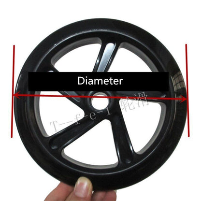 1pc 200/180/175/145/120/40/30/24mm Scooter Skating Wheel Tire PU Skateboard 12 V