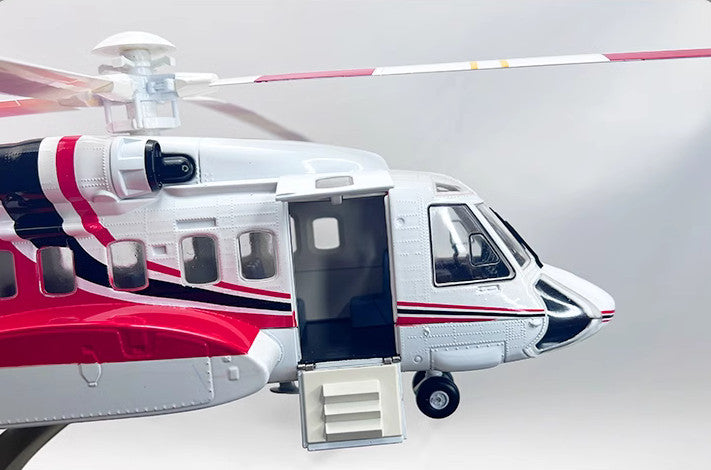 1:32 53CM Avion Pacific Limited S92 Helicopter Airplane Diecast Aircraft Model