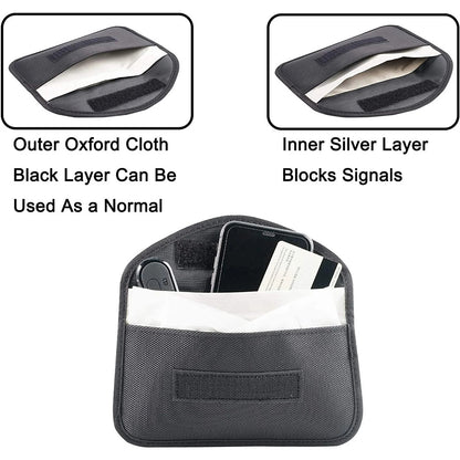 3 Pack Faraday Bag Cell Phone Wallet Blocker Radiation Signal Shielding Case New