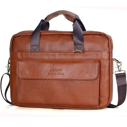 Men Genuine Leather Handbags Leather Travel Bags Men's Crossbody Shoulder Bag