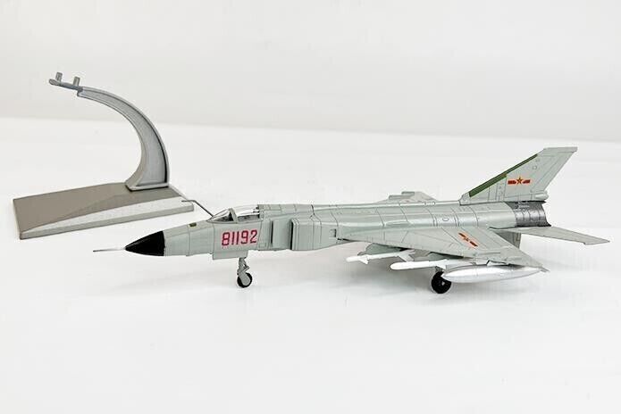 1:100 23CM J-8 Fighter Airplane Diecast Military Aircraft Plane Model