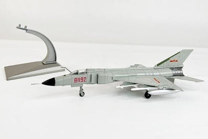 1:100 23CM J-8 Fighter Airplane Diecast Military Aircraft Plane Model
