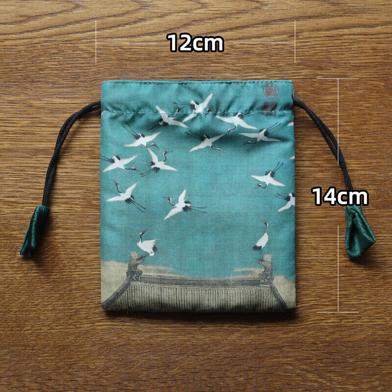 Chinese Velvet Jewelry Buddha Bag Organizer Storage Bag Jewelry Teacups Case NEW