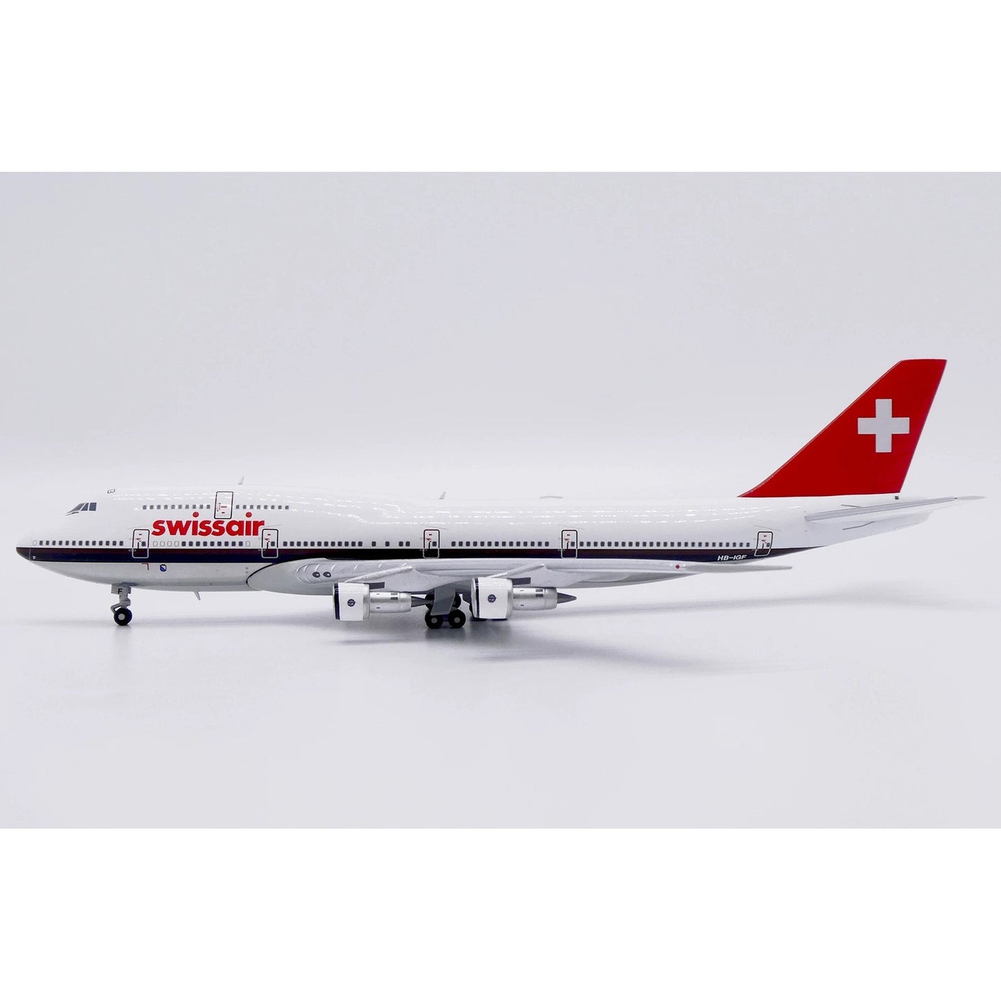 1:400 JC Wings Swissair Boeing 747-300 Passenger Airplane Diecast Plane Model