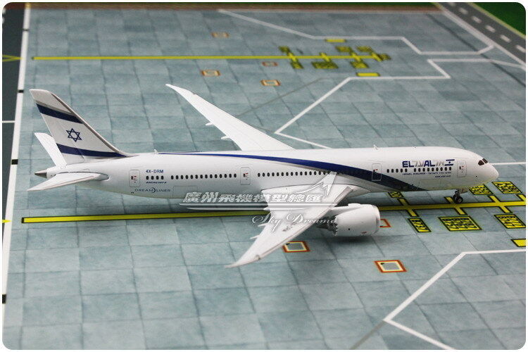 1:400 GeminiJets Israel BOEING 787-9 Passenger Airplane Plane Diecast Model