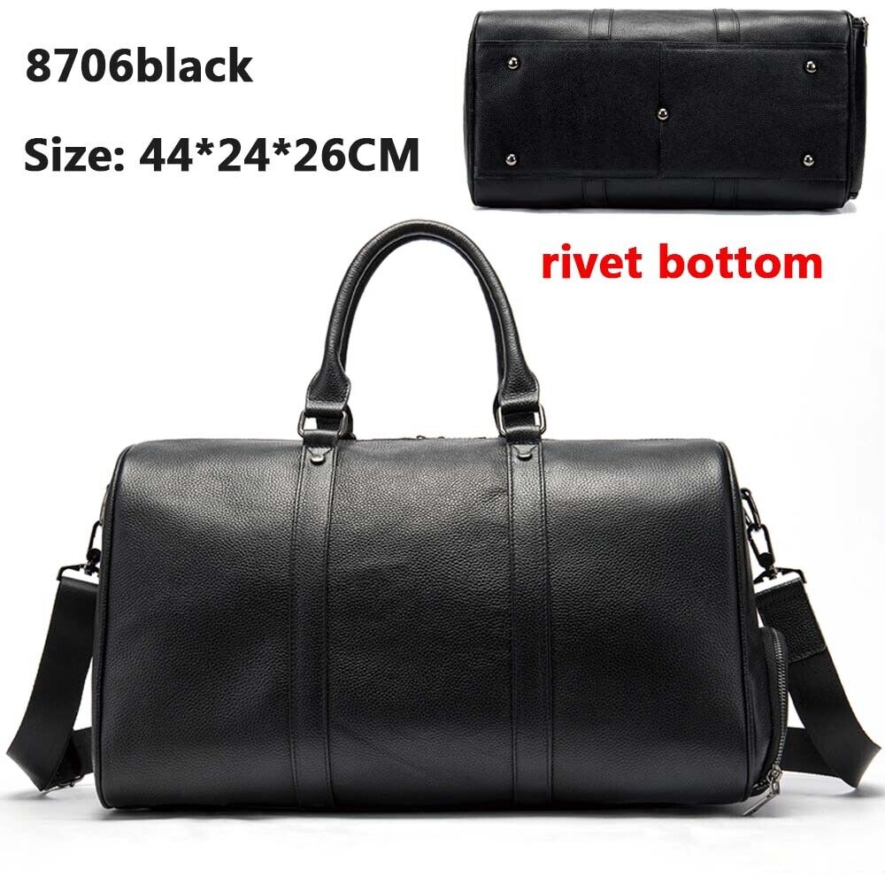 100%Genuine Leather Travel Bag Carry-on Hand Luggage Bags Shoulder Bag Big Totes