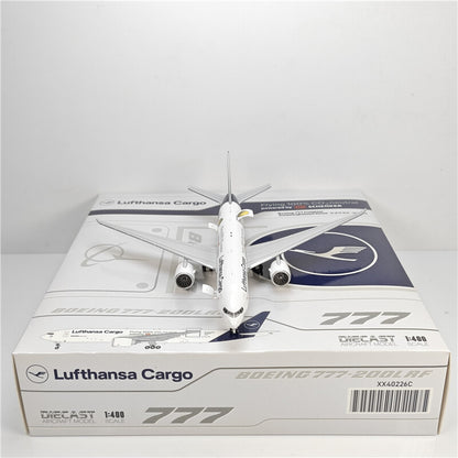 1:400 JC Wings Lufthansa Sargo BOEING B777-200F Airplane Diecast Aircraft Model