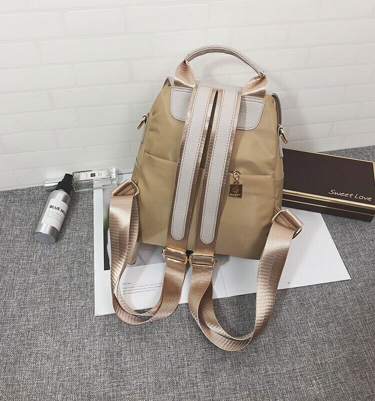 Backpack Shoulder Bag Women PU Leather Travel Bags College School Bag