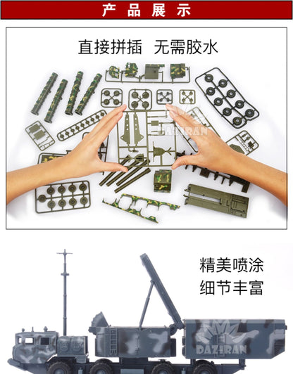 Russian S300 Anti-Aircraft Missile Vehicle + Radar Vehicle Model Assembly 1/72 A