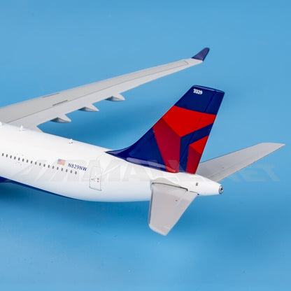 1:400 GeminiJets Delta Airlines Plane Airbus A330-300 Diecast Aircraft Model