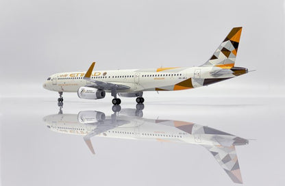 1:200 JC Wings ETHAD AIRBUS A321 Passenger Airplane Diecast Aircraft Model