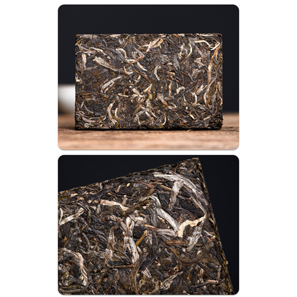 Green Tea 357g/12.59oz Pu'er Tea Brick Nannushan Tea Nectar Health Care