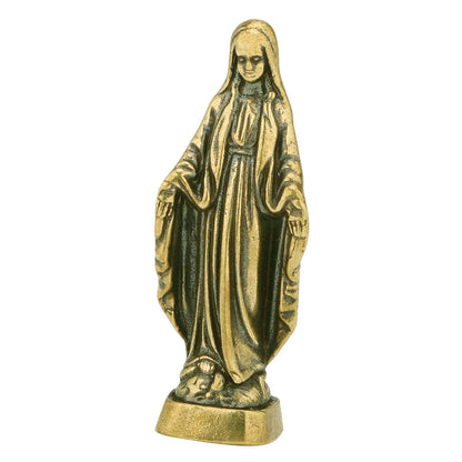 Antique Blessed Virgin Mary Statue Sculpture Decoration Figurine Catholic