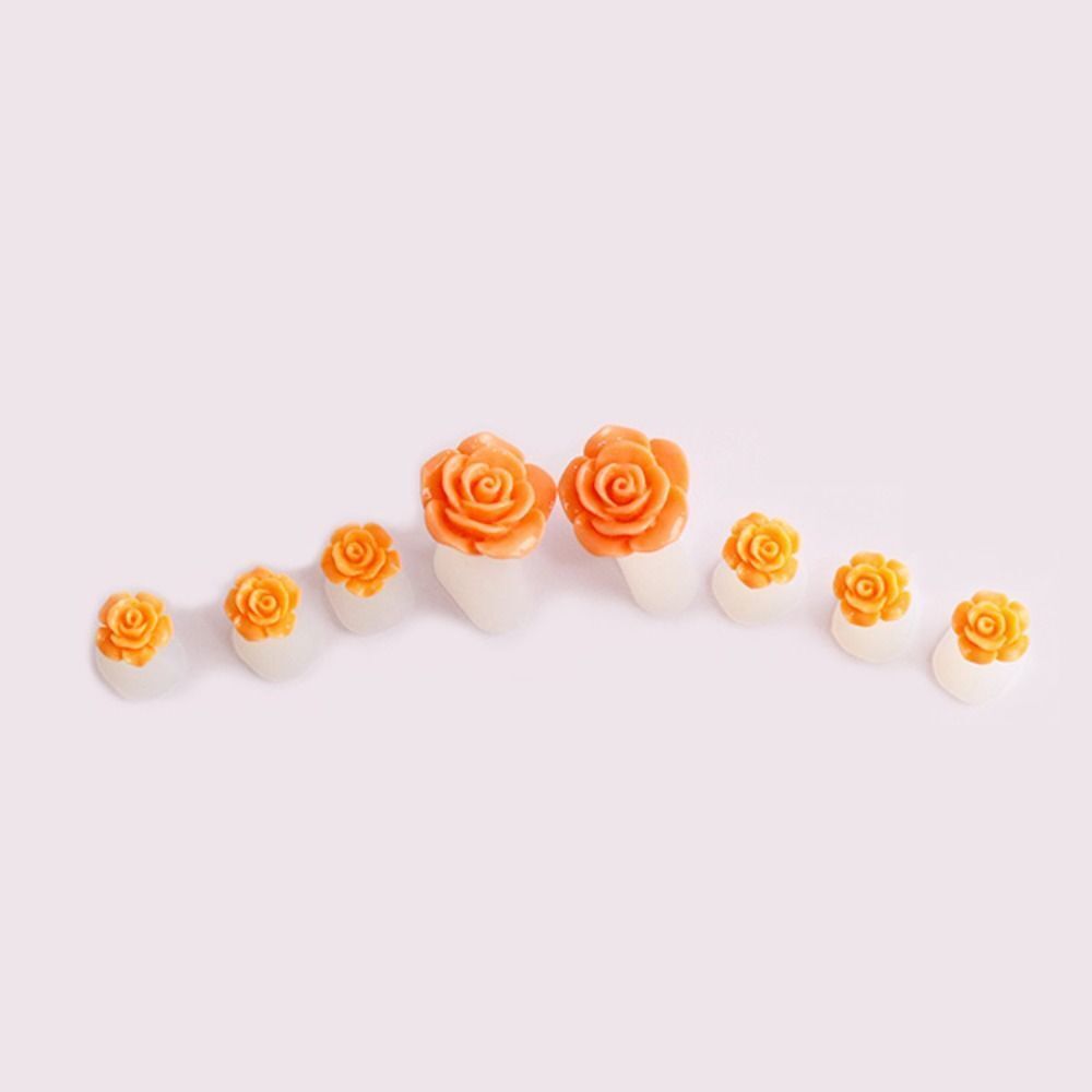 Nail Art Tools 8Pcs Soft Silicone Foot Finger Divider DIY Pedicure Toe Separator