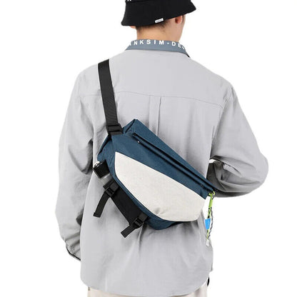 Riding Chest Bag Men's Women's Flat Shoulder Bag Crossbody Bags Men