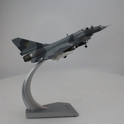 1:72 25CM China Air Force J-10 Fighter Plane Diecast Military Aircraft Model