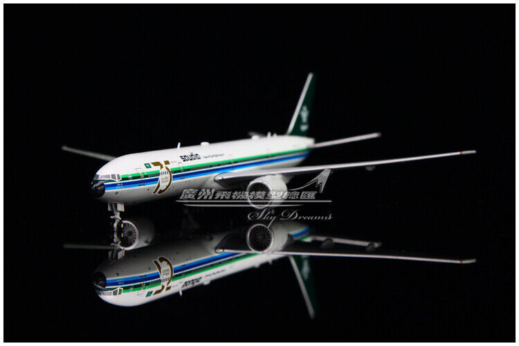 1:400 JC Wings Saudia BOEING 777-300ER Passenger Airplane Diecast Aircraft Model