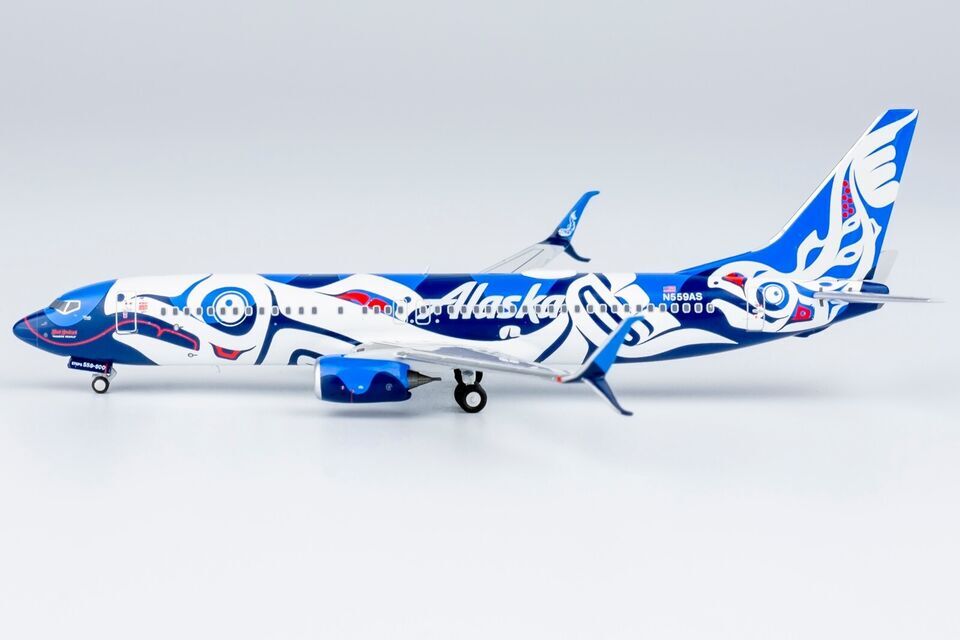 1:400 NG Model Alaska BOEING 737-800 Passenger Airplane Diecast Aircraft Model