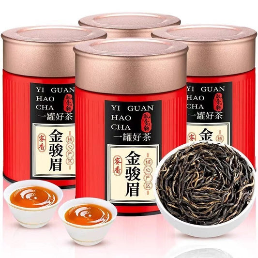 500g Wuyi Jinjunmei Eyebrow Black Tea Chinese Loose Leaf Golden-Buds