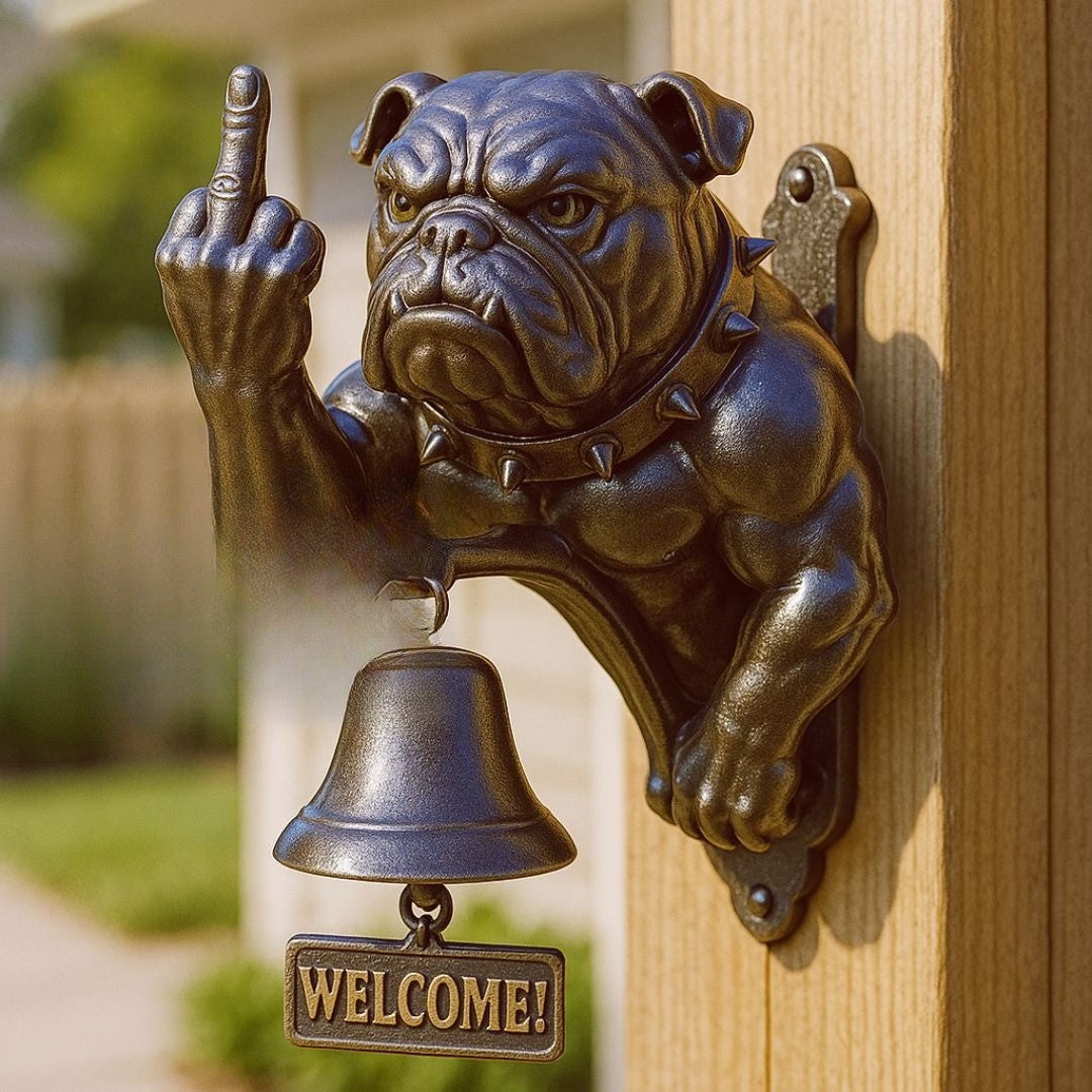 18*13*12㎝New Funny Bulldog Doorbell - Interesting Bulldog Doorbell