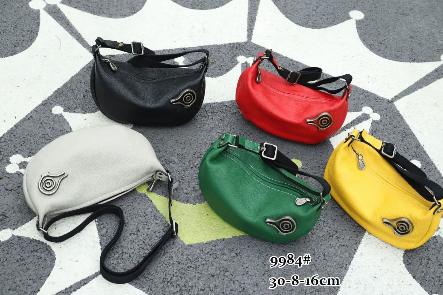 Soft Leather Bag Small Crossbody Handbags Vintage Shoulder Purse 29*16.5*6.5 CM