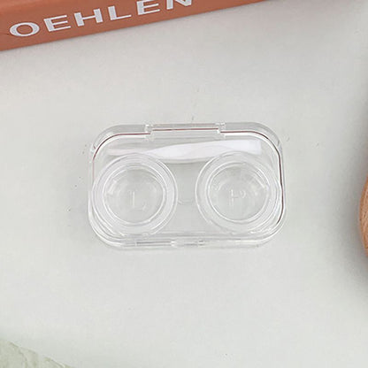 Contact Lens Cases Plastic Colorful Container Holder Portable Soak Storage Boxes