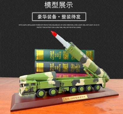 1:55 34CM DF-26 Medium-range Ballistic Missile Launcher Truck Diecast Model